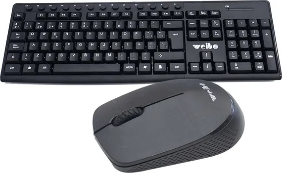 WEIBO WB-8012 TASTATURA I MIŠ │ BEŽIČNO POVEZIVANJE 2,4 GHZ │ DOMET DO 10 METARA │ INTERFEJS: USB (2 / 3)