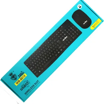 WEIBO WB-8012 TASTATURA I MIŠ │ BEŽIČNO POVEZIVANJE 2,4 GHZ │ DOMET DO 10 METARA │ INTERFEJS: USB (3 / 3)