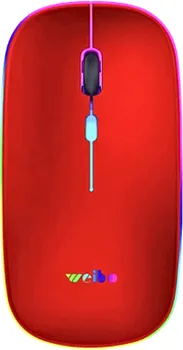 WEIBO RF-6800 BEŽIČNI RGB MIŠ │ BEŽIČNA POVEZANOST │ FREKVENTNI OPSEG 2.4GHZ │ BLUETOOTH INTERFEJS │ BATERIJA 500MAH │ RGB OSVETLJENJE │ DIMENZIJE 110MM X 60MM X 25MM (3 / 4)