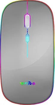 WEIBO RF-6800 BEŽIČNI RGB MIŠ │ BEŽIČNA POVEZANOST │ FREKVENTNI OPSEG 2.4GHZ │ BLUETOOTH INTERFEJS │ BATERIJA 500MAH │ RGB OSVETLJENJE │ DIMENZIJE 110MM X 60MM X 25MM (4 / 4)