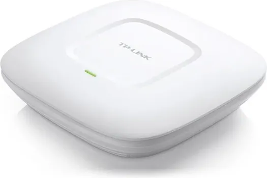 TP-LINK WIRELESS N CEILING/WALL MOUNT ACCESS POINT, 300MBPS AT 2.4GHZ, 802.11B/G/N, 1 10/100MBPS LAN, PASSIVE POE SUPPORTED, CENTRALIZED MANAGEMENT, CAPTIVE PORTAL, AP MODE, MULTI-SSID, CLUSTER MODE, ROGUE AP DETECTION, 2*4DBI INTERNAL ANNTENNA (1 / 1)