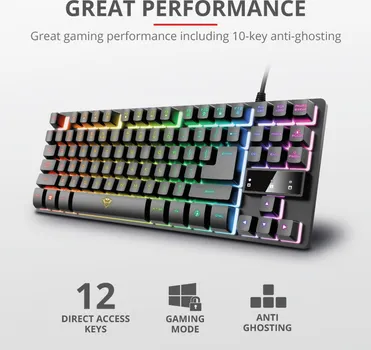 TRUST GXT 833 THADO TKL ILLUMINATED GAMING (1 / 3)