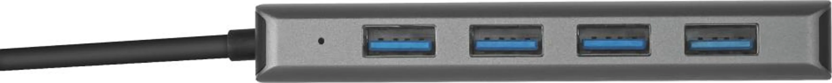 TRUST HALYX ALUMINIUM 4-PORT MINI USB HUB (3 / 5)