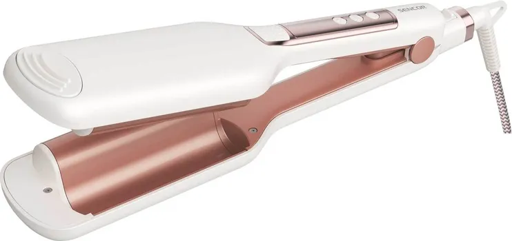 SENCOR SHI 4700GD PEGLA ZA KOSU │ KERAMIČKI PREMAZANI CILINDRI Φ26 MM │ 14 POSTAVKI TEMPERATURE (100 ℃ - 230 ℃) │ DIGITALNI EKRAN SA KONTROLNIM TOČKOM TEMPERATURE │ SIGURNOSNA BRAVA PROTIV NEŽELJENOG OTVARANJA │ SPREMNA ZA UPOTREBU ZA 50 SEKUNDI │ ROTIRAJUĆI KABL (1 / 8)