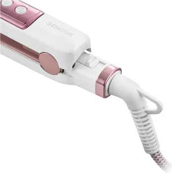 SENCOR SHI 4700GD PEGLA ZA KOSU │ KERAMIČKI PREMAZANI CILINDRI Φ26 MM │ 14 POSTAVKI TEMPERATURE (100 ℃ - 230 ℃) │ DIGITALNI EKRAN SA KONTROLNIM TOČKOM TEMPERATURE │ SIGURNOSNA BRAVA PROTIV NEŽELJENOG OTVARANJA │ SPREMNA ZA UPOTREBU ZA 50 SEKUNDI │ ROTIRAJUĆI KABL (7 / 8)