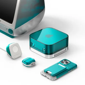 APPLE SPIGEN CLASSIC C1 PUNJAČ WATCH STAND BONDI BLUE (7 / 11)