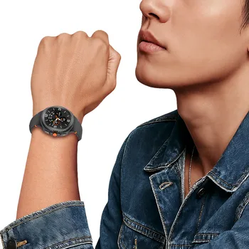 SAMSUNG TECH-PROTECT SILICONE NARUKVICA ZA GALAXY WATCH 8 / CLASSIC (40 / 44 / 46 MM) BLACK (4 / 5)