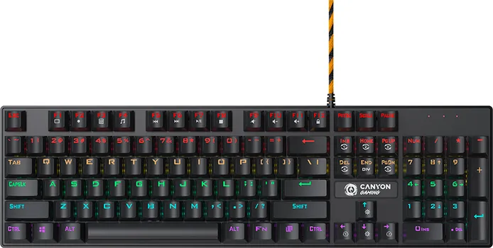 CANYON TASTATURA DEIMOS GK-4 RAINBOW US LAYOUT ŽIČNA CRNA (1 / 1)