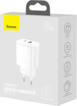 BASEUS QUICK CHARGER U+C 20W EU (3 / 5)