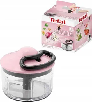 TEFAL SJECKALICA K1330755, 500ML, SIVA/RUŽIČASTA / JEDNOSTAVNO I BRZO SJECKANJE / RAZNOLIKA NAMJENA / JEDNOSTAVNO ČIŠĆENJE / ECO FRIENDLY (2 / 2)
