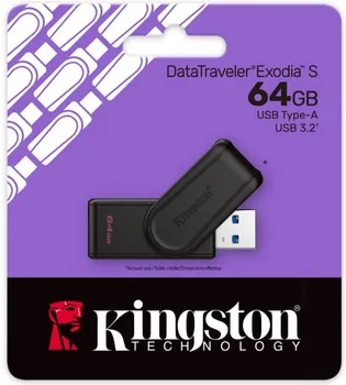 KINGSTON DATA TRAVELER EXODIA 64GB / USB 3.2 GEN 1 (2 / 3)