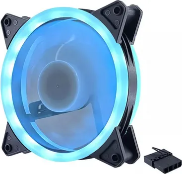 EVESKY ECLIPSO 120MM X 120MM X 25MM RGB (ARGB) VENTILATOR CRNI (1 / 1)