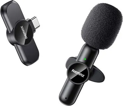 REMAX K9 BEŽIČNI MIKROFON USB TIP-C CRNI (1 / 1)