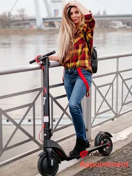 SMILES X7 ELEKTRICNI SKUTER, 350W, DO 25 KM/H, 8,5INCH TUBELESS GUME, IP54, IZMJENJIVA BATERIJA (3 / 8)