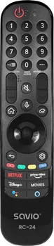 SAVIO RC-24 UNIVERZALNI DALJINSKI UPRAVLJAČ ZA LG SMART │ BATERIJE: 2 X AA/LR6 1.5V (1 / 3)