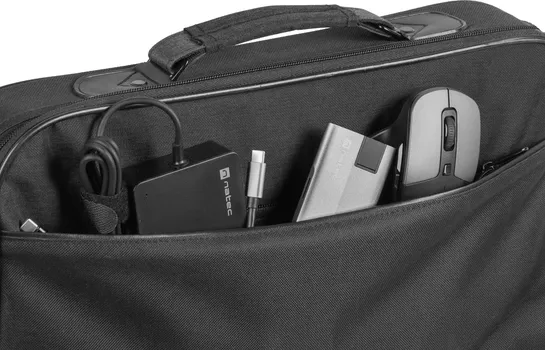 NATEC IMPALA 2 17.3 ONYX BLACK LAPTOP TORBA │ ANTI-SHOCK SYSTEM ZAŠTITA │ ZA LAPTOP DO 17,3 │ PODESIVI KAIŠ ZA RAME (7 / 9)