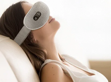HAVIT EM1601 MASAŽER ZA OČI │ MASAŽA AKUPRESUROM │ TOPLOTNA TERAPIJA (38–42°C) │ 3 REŽIMA MASAŽE │ BLUETOOTH MUZIKA │ PREKLOPIV I LAGAN DIZAJN │ ELASTIČNA PODESIVA TRAKA │ TIH RAD │ MATERIJAL NJEŽAN ZA KOŽU │ 1200MAH BATERIJA (8 / 10)