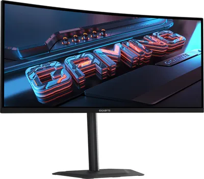 GIGABYTE MONITOR 34 GS34WQCA 34 VA 1500R, 3440X1440 WQHD 120HZ, 300CD, 1MS, HEIGHT, TILT (7 / 11)