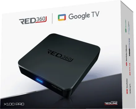REDLINE PRIJEMNIK GOOGLE TV, 4K, 2GB / 16 GB, WIFI, BLUETOOTH, LAN - RED360 X100 PRO (6 / 6)