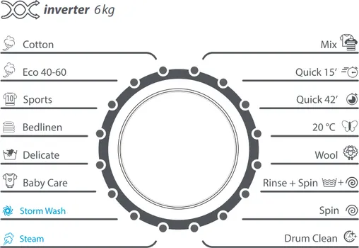VIVAX WFL-100616CSI [6KG MAX / 1000 RPM] (4 / 4)