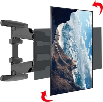 SHORTHORN NS-3770XZ ZIDNI TV NOSAČ │ VESA 400MM X 400MM (MAX) │ PODRŽANE DIJAGONALE 37 - 70 │ HORIZONTALNA I VERTIKALNA ROTACIJA DO 90 STEPENI (1 / 1)