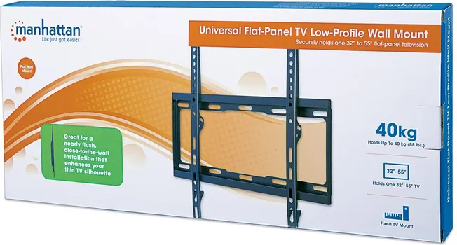 MANHATTAN Universal Flat-Panel TV Low-Profile Wall Mount 32-55 (2 / 4)