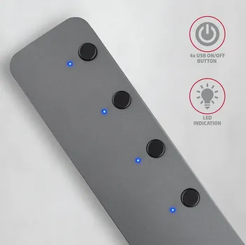 HUE-MSA SUPERSPEED USB-A SWITCH HUB W. CHARGING FUNCTION (4 / 5)