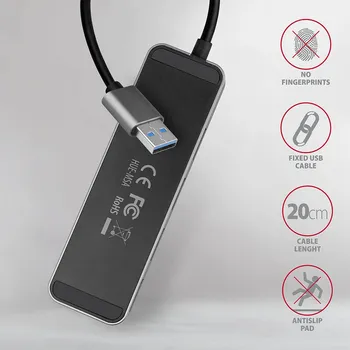 HUE-MSA SUPERSPEED USB-A SWITCH HUB W. CHARGING FUNCTION (5 / 5)