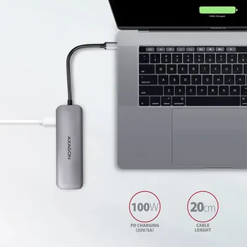 HMC-5 SUPERSPEED USB-C COMBO 5IN1 HUB (6 / 7)