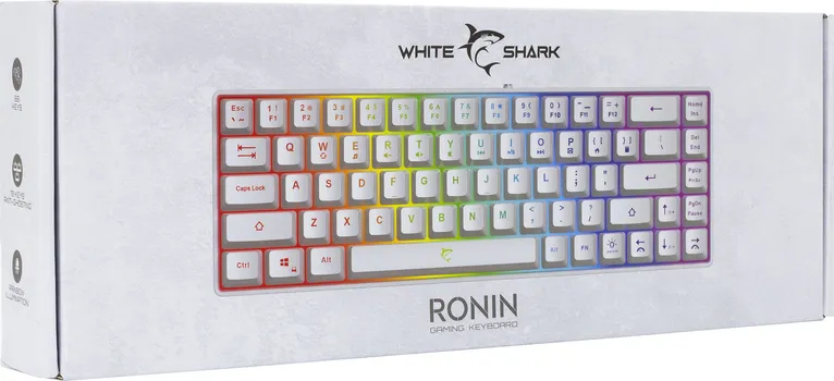 WHITE SHARK TASTATURA GK-2201 RONIN BIJELA / HR (4 / 5)