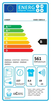 CANDY SUŠILICA CSOE C8DG-S (3 / 3)