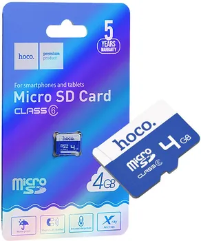 HOCO. MICRO SD KARTICA, 4GB, CLASS 6 - MICROSD 4GB CLASS6 (90359) (1 / 3)