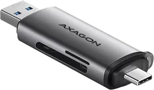 AXAGON CRE-SAC EXTERNAL USB 3.2 GEN1 TYPE-C+TYPE-A 2-SLOT SD/MICROSD (3 / 3)