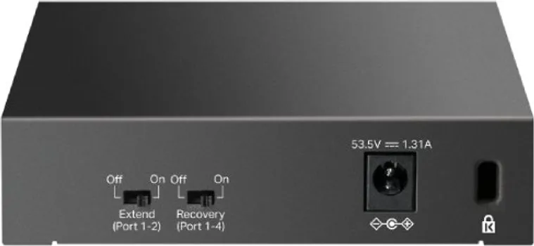 TP-LINK LS105GP 5-PORT GIGABIT DESKTOP SWITCH WITH 4-PORT POE+ , 65 W POE BUDGET, METAL CASING (4 / 4)