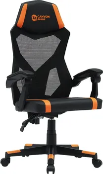 CANYON GAMING CHAIR FLOW MCH01 MESH BLACK ORANGE (3 / 4)