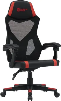 CANYON GAMING CHAIR FLOW MCH01 MESH BLACK RED (3 / 4)